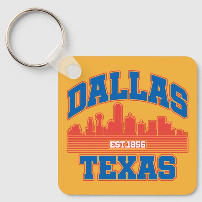 Dallas,Texas Nyckelring (Framsida)