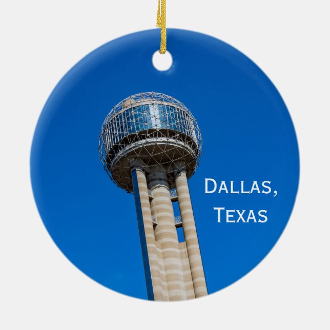 Dallas, Texas och Bluebonnets Ornament (Baksidan)