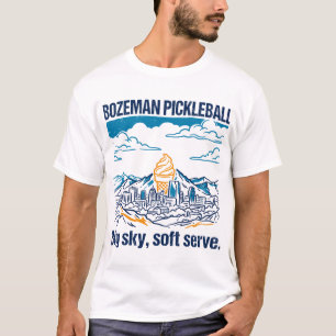 Dallas Texas Pickleball Big State Soft Hands T Shirt