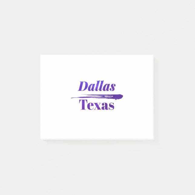 Dallas Texas Post-it Block (Framsida)