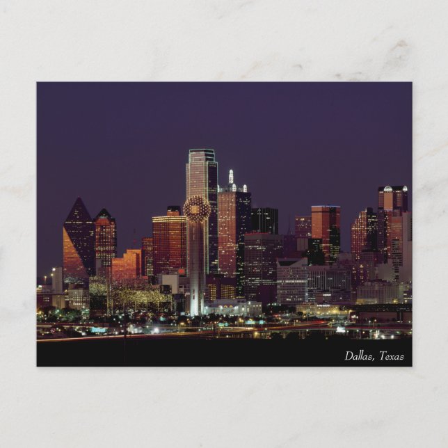 Dallas, Texas Postcard Vykort (Framsida)