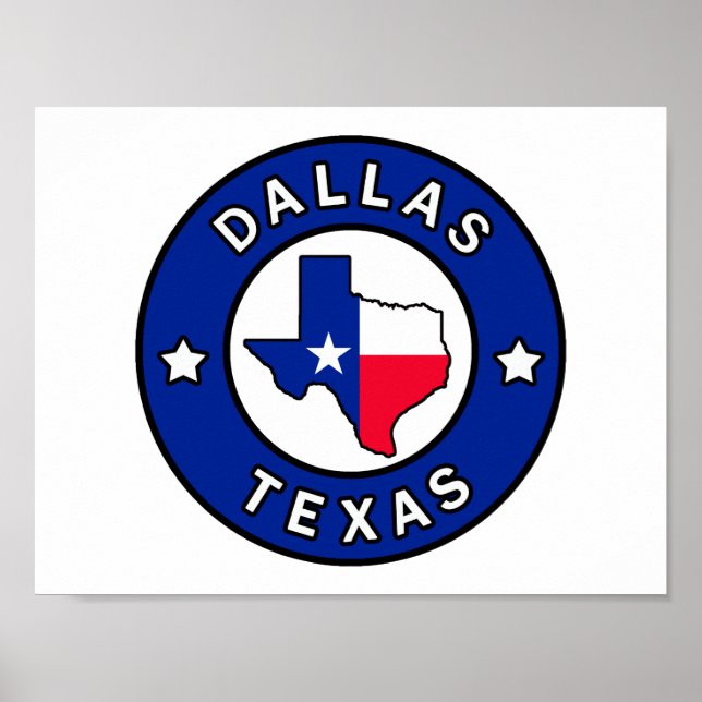 Dallas Texas Poster (Framsidan)