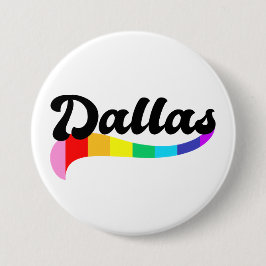 Dallas Texas regnbåge gay pride TX HBTQ rättighete Knapp