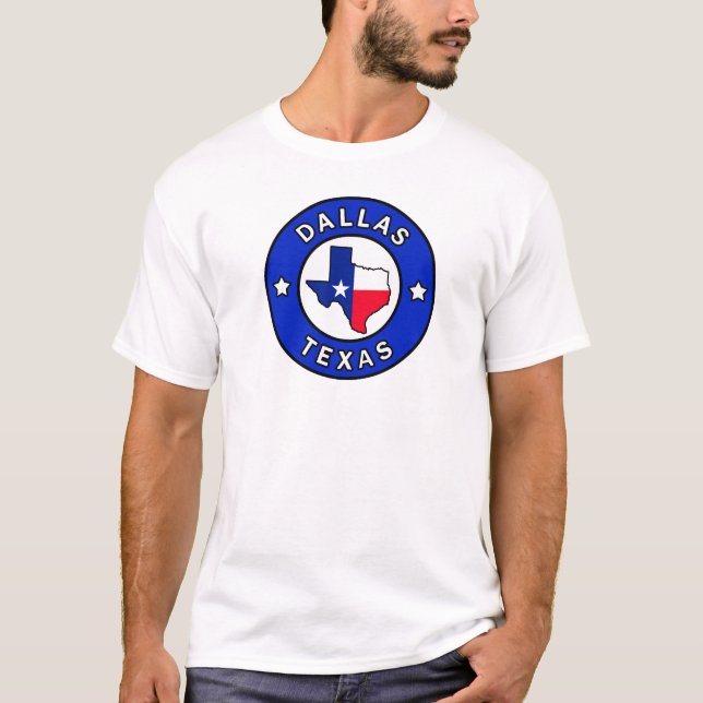Dallas Texas Shirt Tee (Framsida)