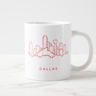 Dallas Texas Skyline Jumbo Mugg