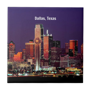 Dallas, Texas Skyline Kakelplatta