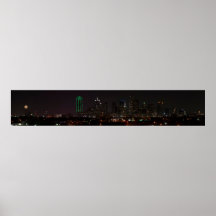 Dallas, Texas Skyline på natten