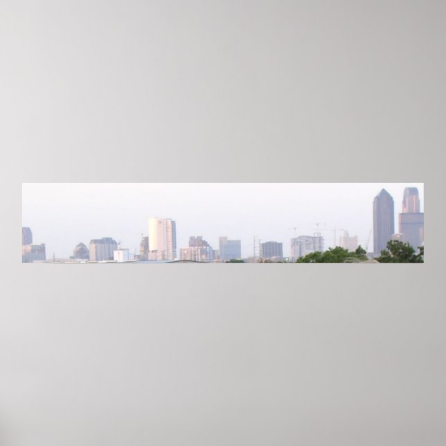 Dallas, Texas Skyline Poster (Framsidan)