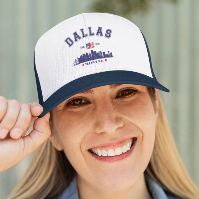 Dallas Texas Skyline Scene Keps (Skapare uppladdad)