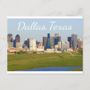 Dallas, Texas Skyline, United Stater Postcard Vykort
