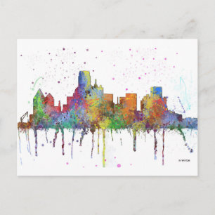 DALLAS, TEXAS SKYLINE VYKORT