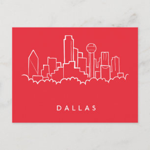 Dallas Texas Skyline Vykort