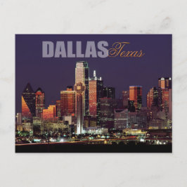 Dallas, Texas skyline Vykort
