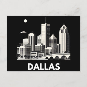 Dallas Texas Skyline Vykort
