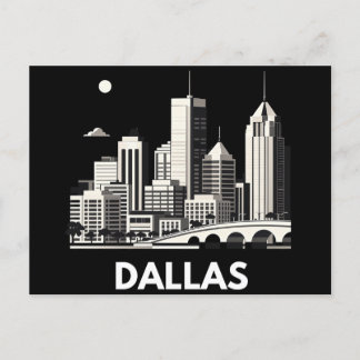 Dallas Texas Skyline Vykort