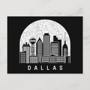 Dallas Texas Skyline Vykort