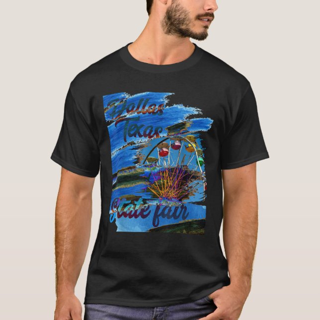 Dallas Texas State Fair T Shirt (Framsida)