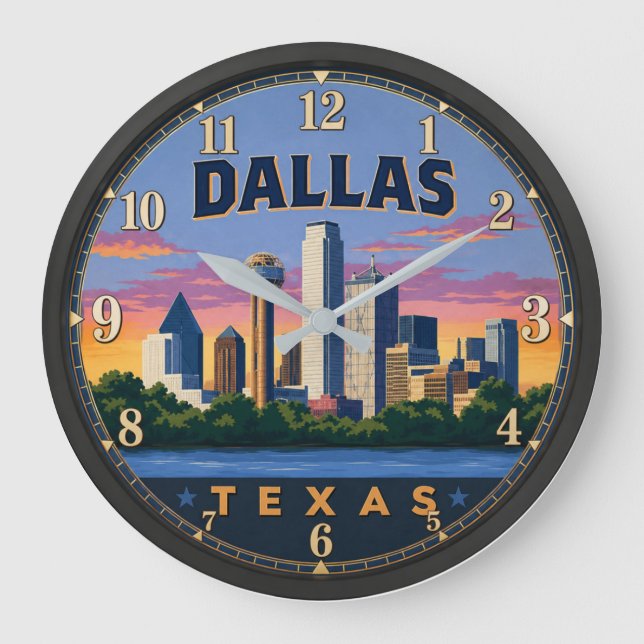 Dallas Texas  Stor Klocka (Framsida)