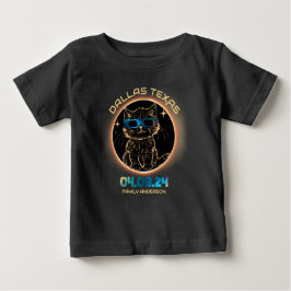 Dallas Texas Total solförmörkelse 2024 kattälskare T Shirt