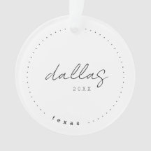 Dallas Texas TX Travel United Stater Simple