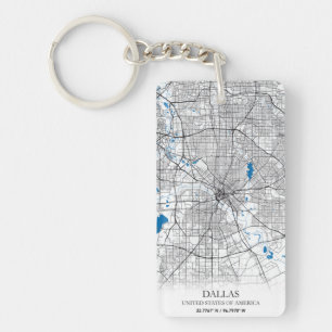 Dallas Texas USA City Travel City Karta