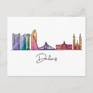 Dallas TEXAS Vykort
