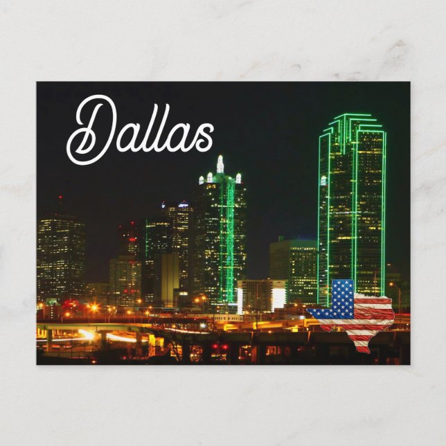Dallas Texas Vykort (Framsida)
