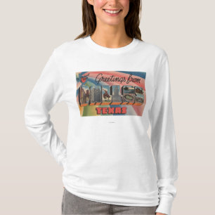 Dallas TexasLarge brev ScenesDallas, TX T-shirt