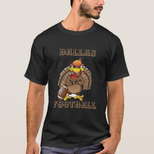 Dallas Thanksgiving Day Football Texas Distress T Shirt