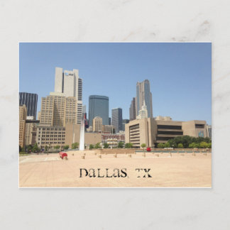 "DALLAS, TX" POSTCARD VYKORT