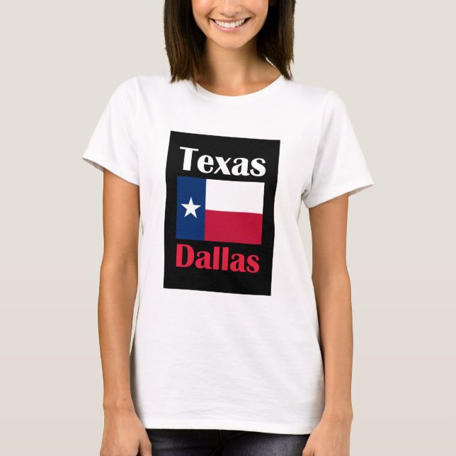 Dallas TX T Shirt (Framsida)