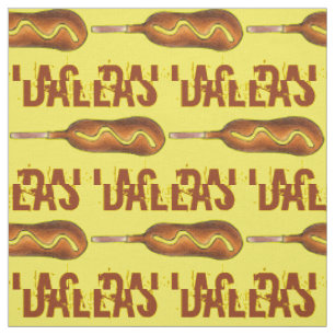 Dallas TX Texas Corndog Maj Hund Mustard Foodie Tyg