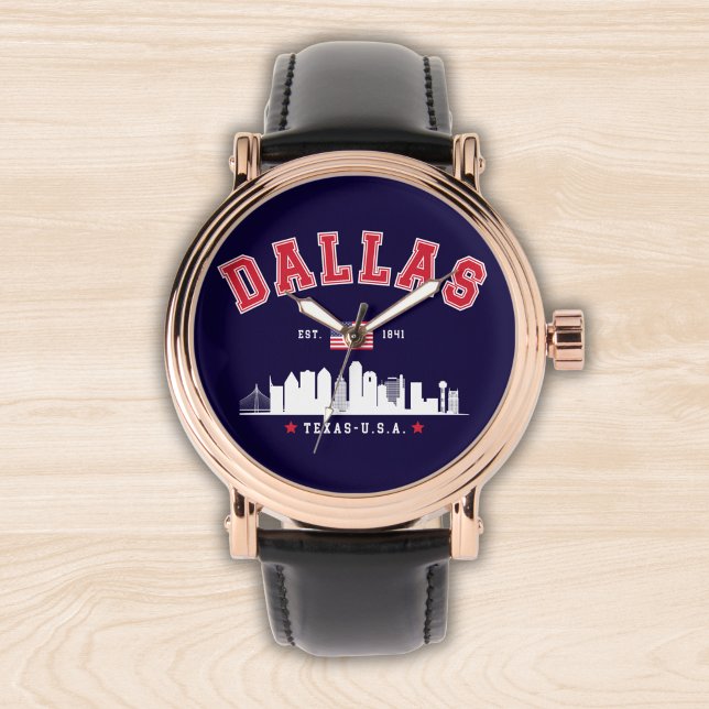 Dallas Urban Skyline View Armbandsur (Skapare uppladdad)