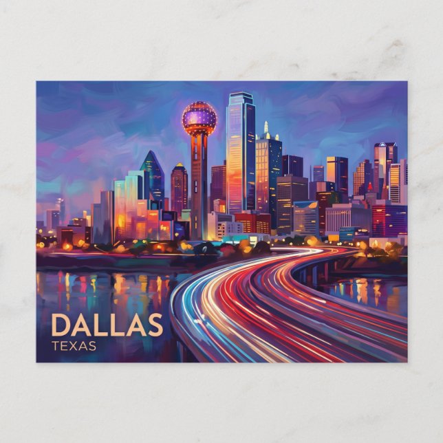 Dallas USA Vykort (Framsida)