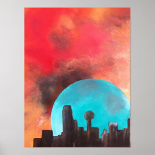 Dallas vid månsken poster