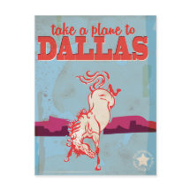 Dallas Vintage resor Poster