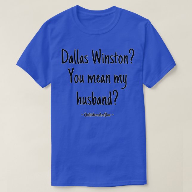 dallas winston make t shirt (Design framsida)