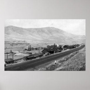 Dallesen, Oregon den indiska byn beskådar Poster