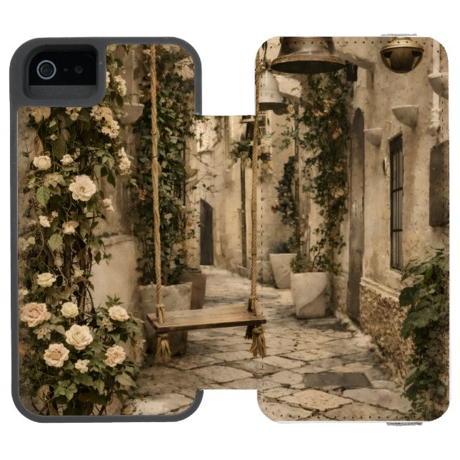 dallo stile elegante e raffinato incipio iPhone wallet skal (Folio Öppen)