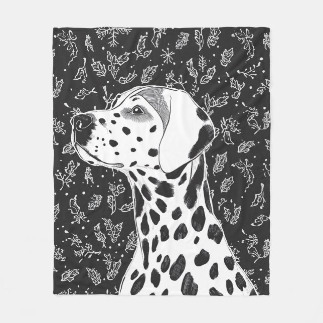 Dalmatian blanket fleecefilt (Framsidan)