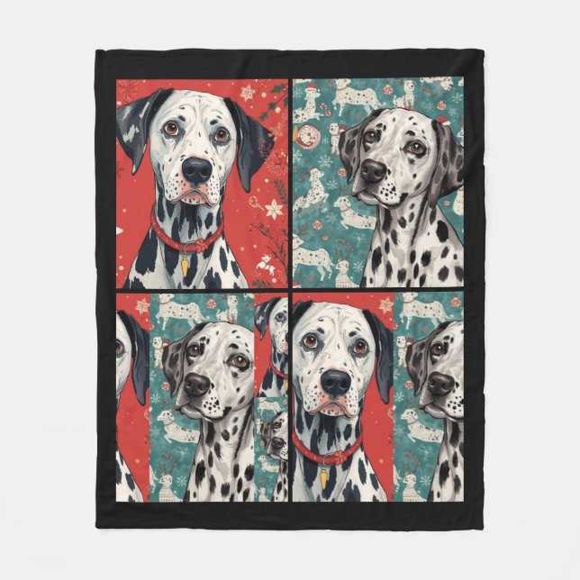 Dalmatian blanket fleecefilt (Framsidan)