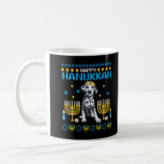 Dalmatian Chanukah Jewish Ugly Hanukkah Sweater Pa Kaffemugg