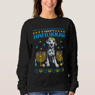Dalmatian Chanukah Jewish Ugly Hanukkah Sweater Pa T Shirt
