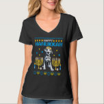 Dalmatian Chanukah Jewish Ugly Hanukkah Sweater Pa T Shirt<br><div class="desc">Dalmatien Chanukah Jewish Ugly Hanukkah Sweater Pajama.</div>