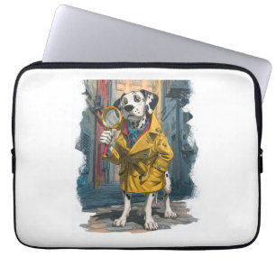 Dalmatian-detektiven � Brottslösande hund Laptop Fodral