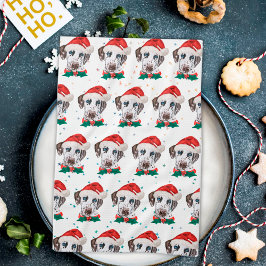Dalmatian Dog Breed Christmas Kökshandduk