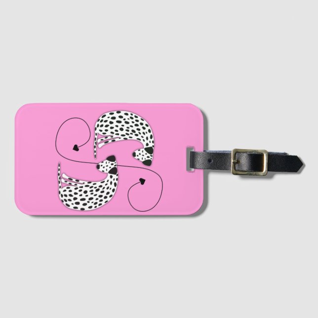 Dalmatian dogs Luggage Tag  Bagagebricka (Framsida horisontal)