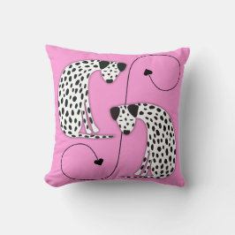 Dalmatian dogs Throw Pillow Kudde
