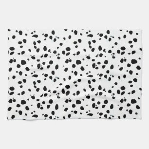 Dalmatian fläckar, Dalmatian tryck, Dalmatian pä Kökshandduk