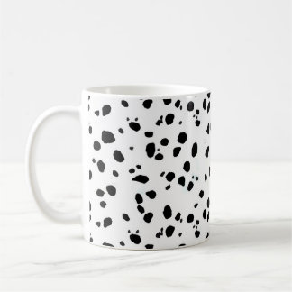Dalmatian fläckar, Dalmatian tryck, Dalmatian päls Kaffemugg